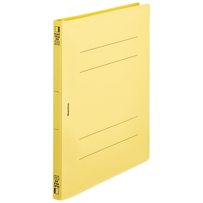 ビュートン フラットF PP 表紙W A4S FF-A4SHW-Y 10冊 1個（ご注文単位1個）【直送品】