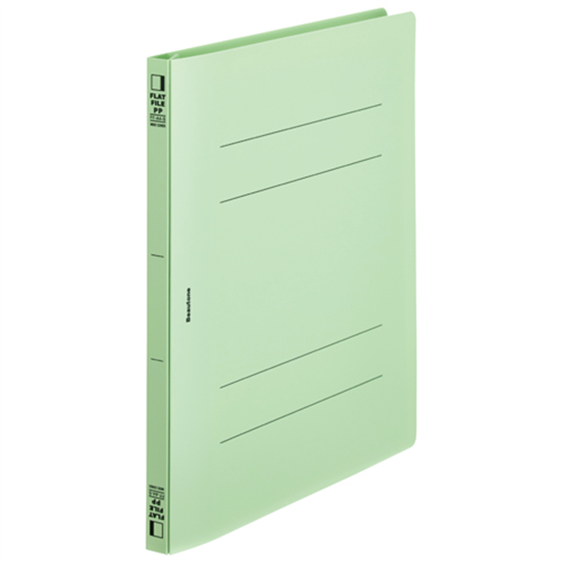 ビュートン フラットF PP 表紙W A4S FF-A4SHW-GN 10冊 1個（ご注文単位1個）【直送品】