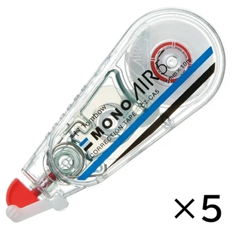 トンボ鉛筆 修正テープ モノエアー5 CT-CA5 5個/箱（ご注文単位1箱）【直送品】