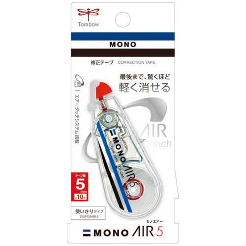トンボ鉛筆 修正テープ モノエアー5 CT-CA5 5個/箱（ご注文単位1箱）【直送品】