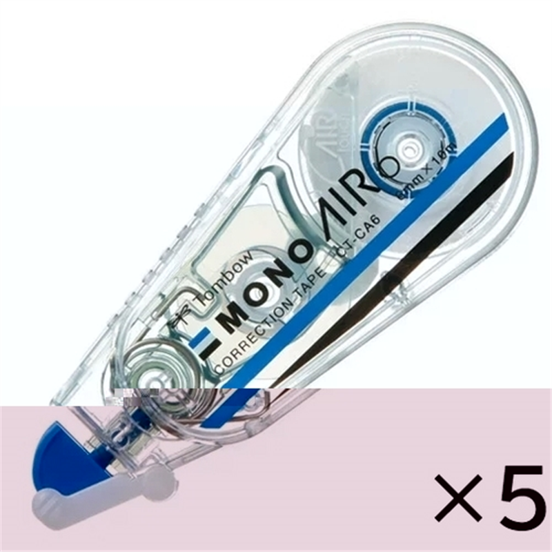 トンボ鉛筆 修正テープ モノエアー6 CT-CA6 5個/箱（ご注文単位1箱）【直送品】