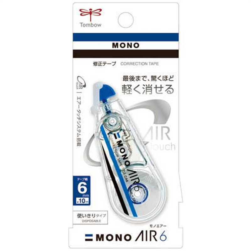 トンボ鉛筆 修正テープ モノエアー6 CT-CA6 5個/箱（ご注文単位1箱）【直送品】