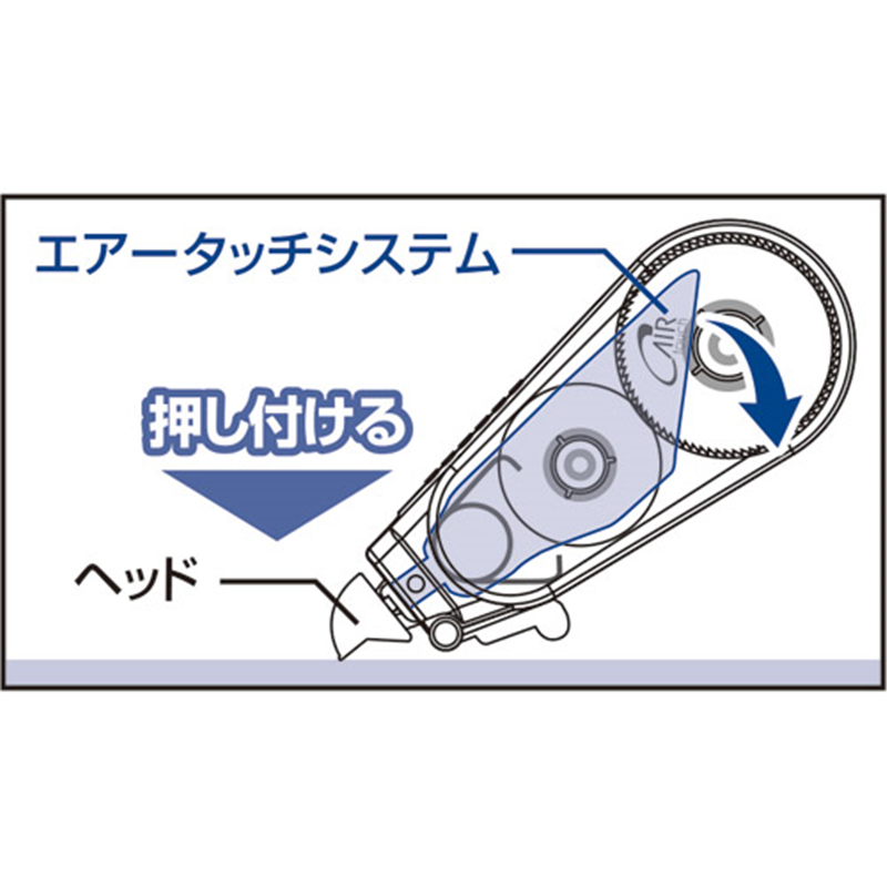 トンボ鉛筆 修正テープ モノエアー6 CT-CA6 5個/箱（ご注文単位1箱）【直送品】