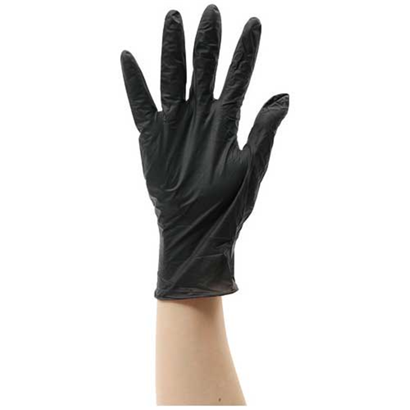 MISM クリーンニトリル手袋S ブラック 10箱 1個(ご注文単位1個)【直送品】