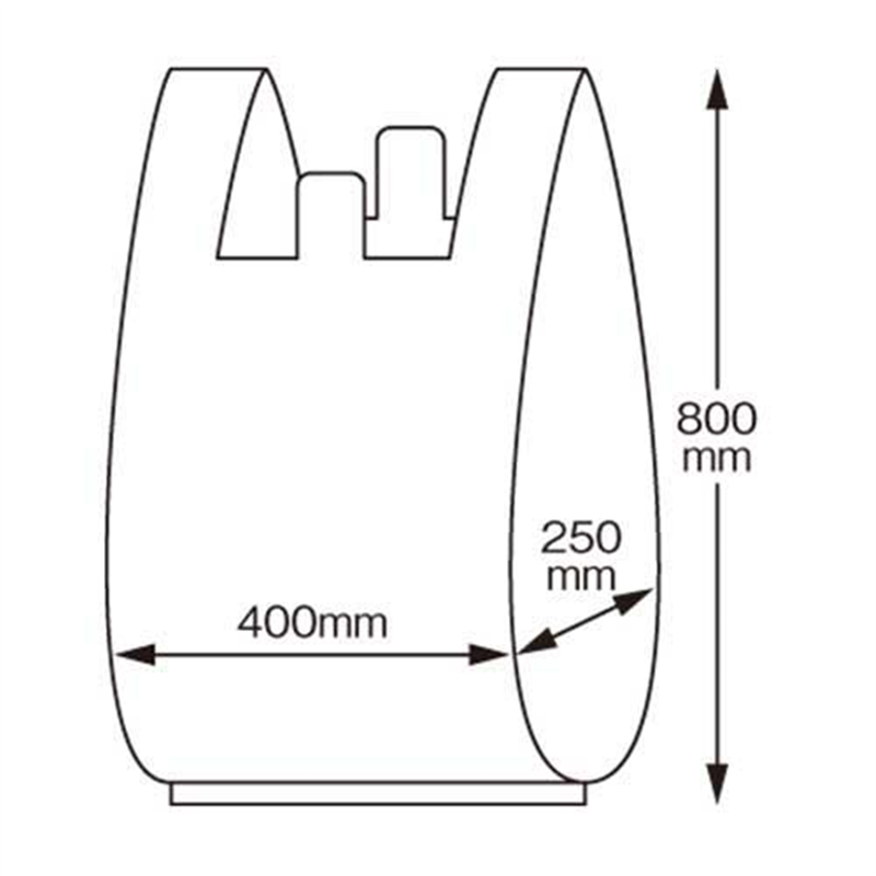 クラフトマン 取っ手付きゴミ袋 半透明 45L 50枚 x20P 1個（ご注文単位1個）【直送品】