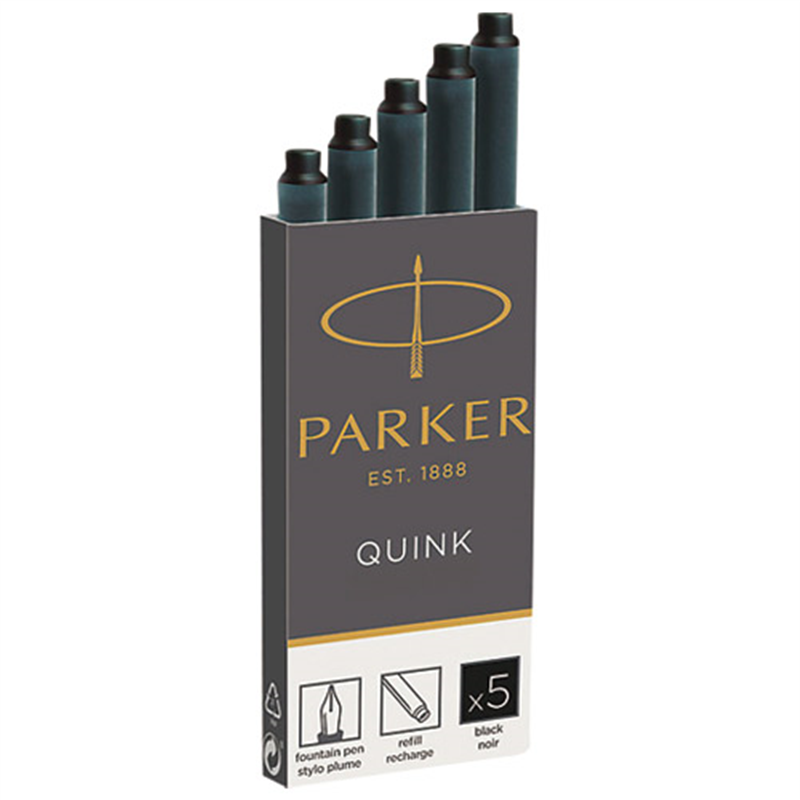 パーカー PARKER CTインク ブラック5本 19 50382 1個（ご注文単位1個）【直送品】