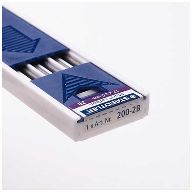 ステッドラー マルス カーボン芯2B 200-2B 1個（ご注文単位1個）【直送品】