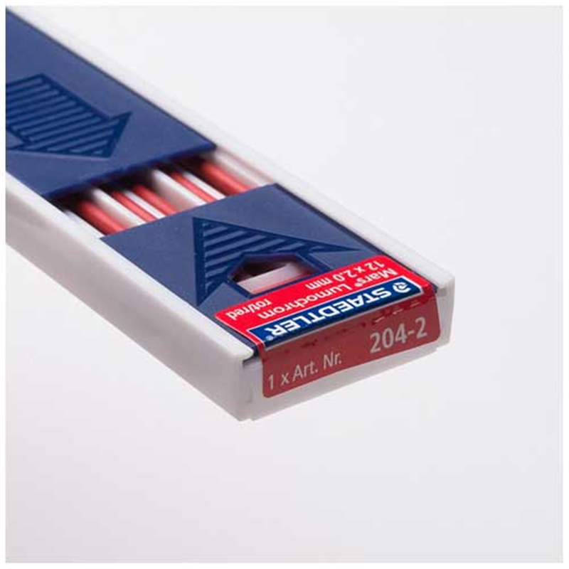 ステッドラー マルス ルモクローム色芯 204-2 赤 1個（ご注文単位1個）【直送品】