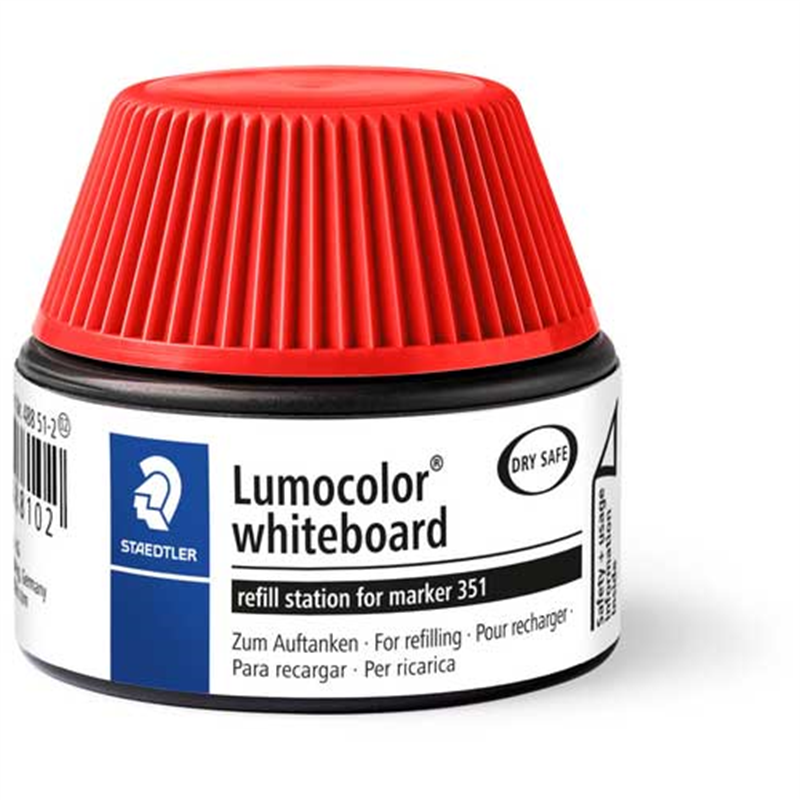 ステッドラー ルモカラーボードマーカーインク レッド 1個(ご注文単位1個)【直送品】