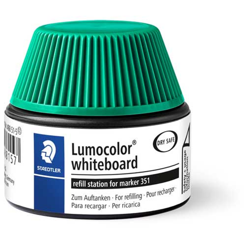ステッドラー ルモカラーボードマーカーインク グリーン 1個(ご注文単位1個)【直送品】