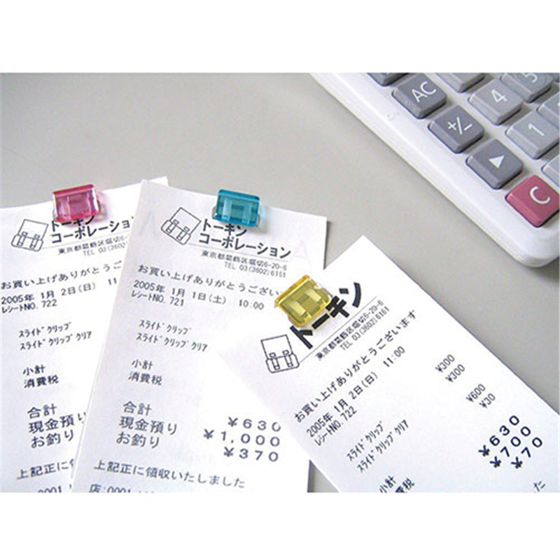 トーキンコーポレーション スライドクリップ クリア SCC-S10Mミックス 1個(ご注文単位1個)【直送品】