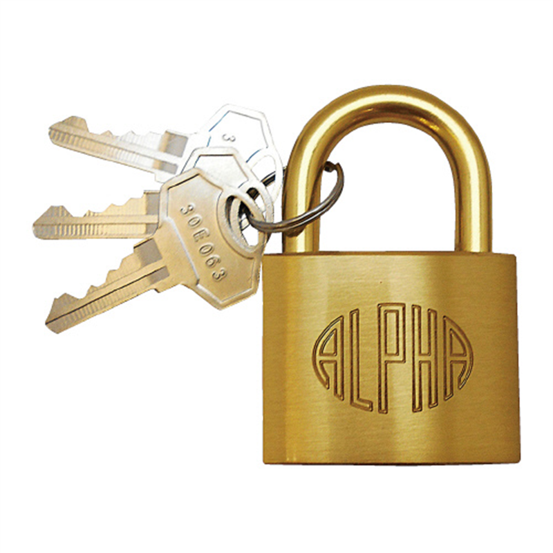 アルファ シリンダー錠 NO.1000-40 袋入 40mm 1個（ご注文単位1個）【直送品】