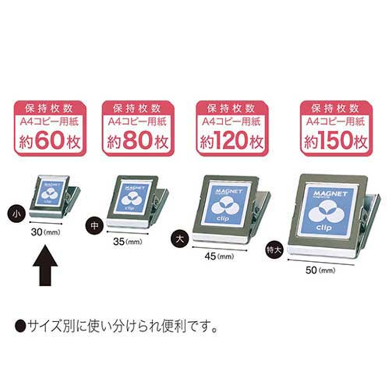 マグエックス マグネットクリップ MPS-S 小 1個（ご注文単位1個）【直送品】