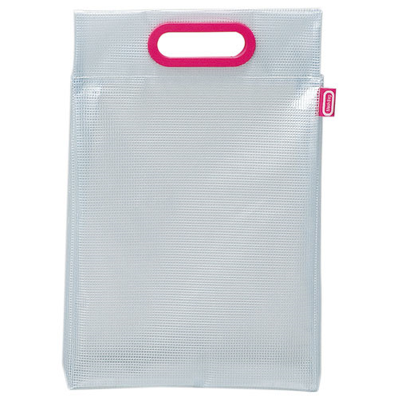 マグエックス メッシュバッグ A4 MMB-A4-P 桃 1個(ご注文単位1個)【直送品】