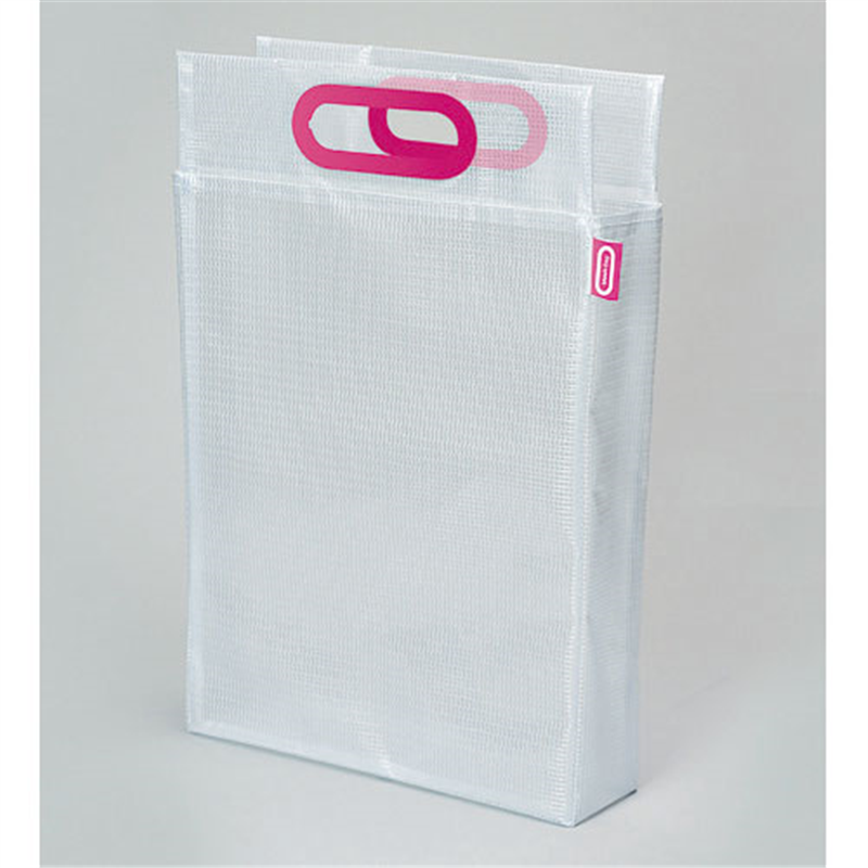 マグエックス メッシュバッグ A4 MMB-A4-P 桃 1個(ご注文単位1個)【直送品】