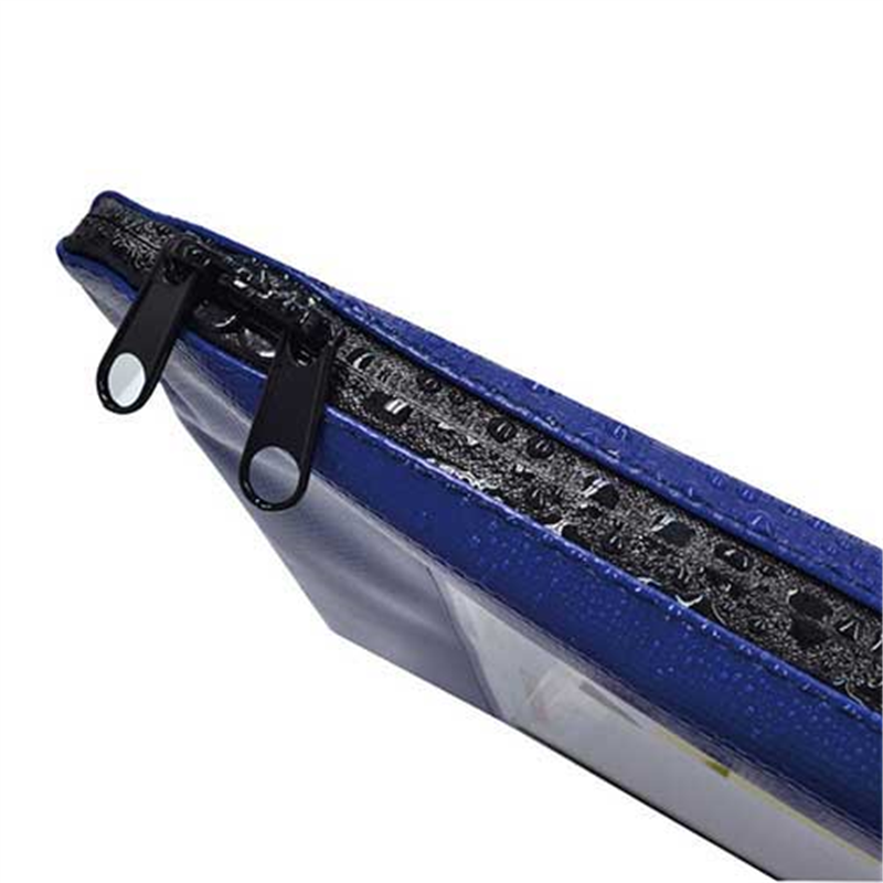 マグエックス 耐水メールバッグ A4 マチ無し 青 MPO-A4B 1個（ご注文単位1個）【直送品】