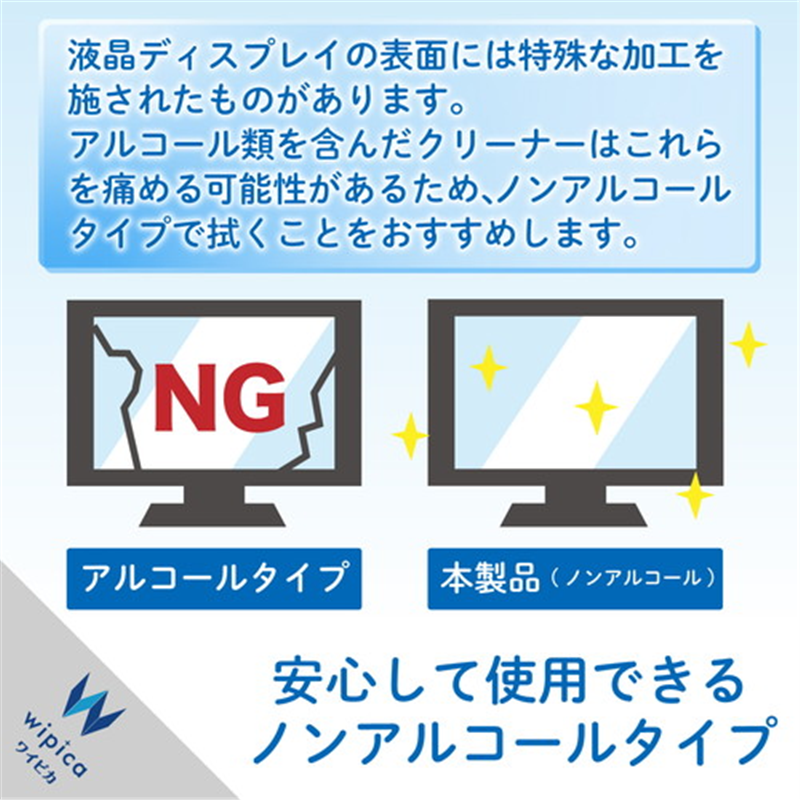 エレコム 液晶用ウェットティッシュ 詰替用 90枚 1個(ご注文単位1個)【直送品】