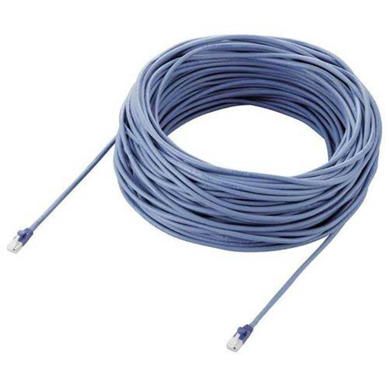 エレコム RoHS対応LANケーブルCat6 ブルー 50m 1個（ご注文単位1個）【直送品】