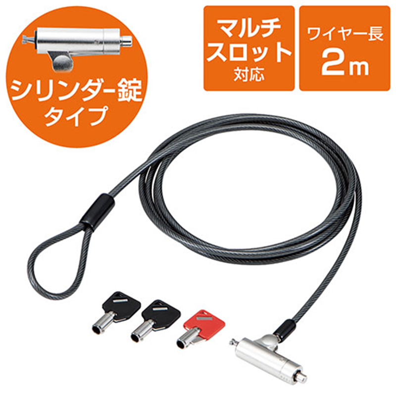 エレコム マルチスロット対応セキュリティロック 1個(ご注文単位1個)【直送品】