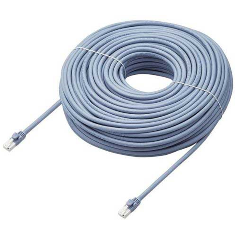 エレコム LANケーブルCat6A RoHS ブルー 50m 1個（ご注文単位1個）【直送品】