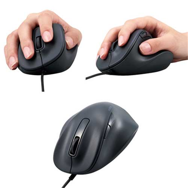 エレコム 静音有線マウスM M-XGM30UBSKBK 1個（ご注文単位1個）【直送品】