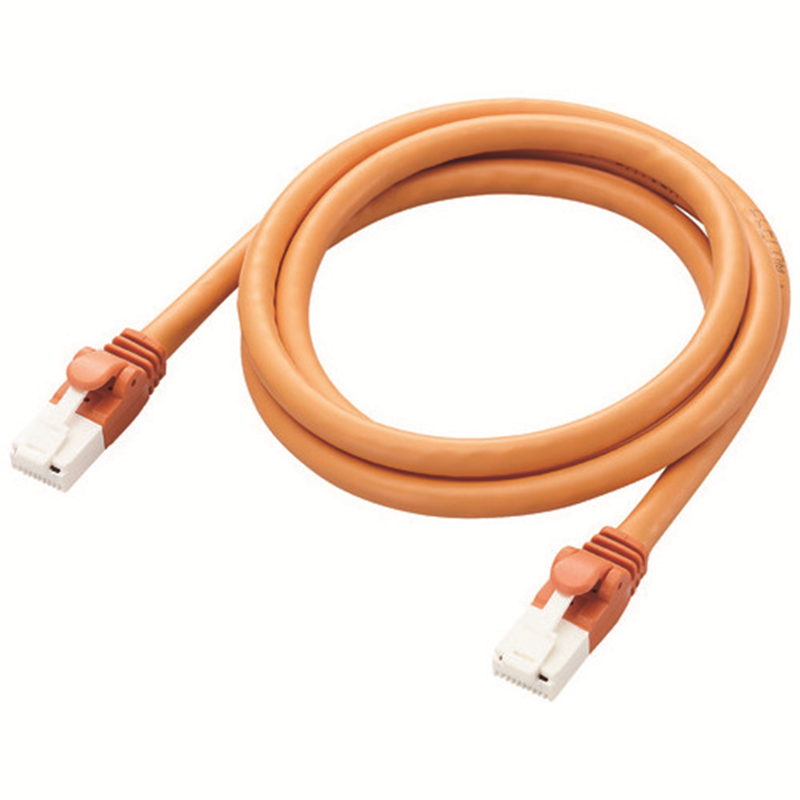 エレコム LANケーブルCat6Aオレンジ1mLD-GPAT/DR1/RS 1個(ご注文単位1個)【直送品】