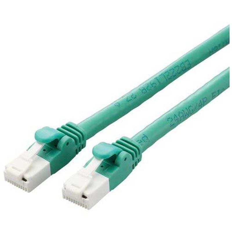 エレコム LANケーブルCat6A 緑 1m LD-GPAT/GN1/RS 1個（ご注文単位1個）【直送品】