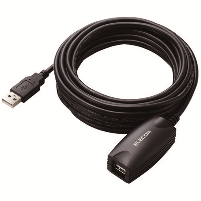エレコム USBエクステンダーケーブル5m USB2-EXC50 1個(ご注文単位1個)【直送品】