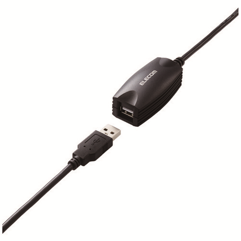 エレコム USBエクステンダーケーブル5m USB2-EXC50 1個(ご注文単位1個)【直送品】