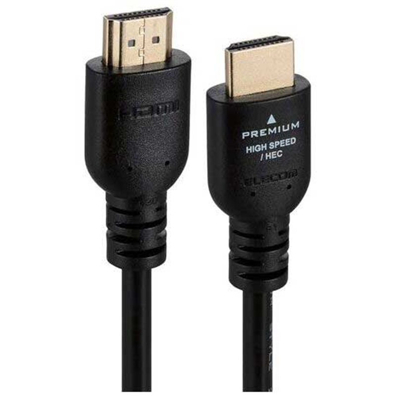エレコム PremiumHDMIケーブル 3m DH-HDPS14E30BK2 1個（ご注文単位1個）【直送品】