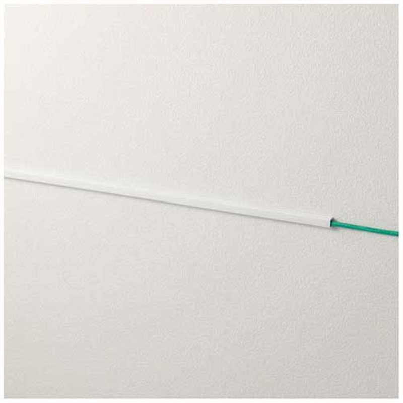 エレコム 壁用 モール 16mm ホワイト LD-GAF1MWH 1個(ご注文単位1個)【直送品】