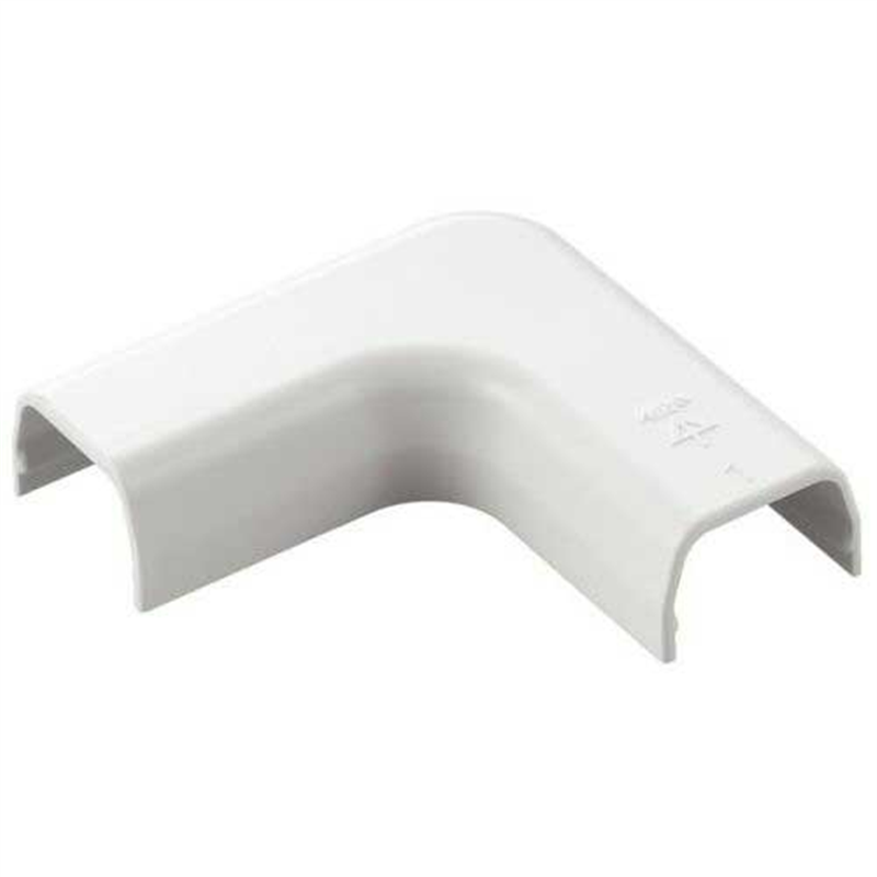 エレコム 壁用 マガリ 16mm ホワイト LD-GAFM1MWH 1個（ご注文単位1個）【直送品】