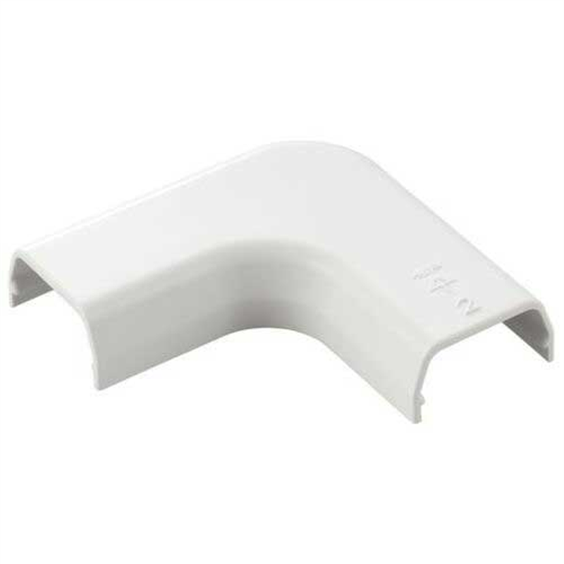 エレコム 壁用 マガリ 21mm ホワイト LD-GAFM2MWH 1個（ご注文単位1個）【直送品】