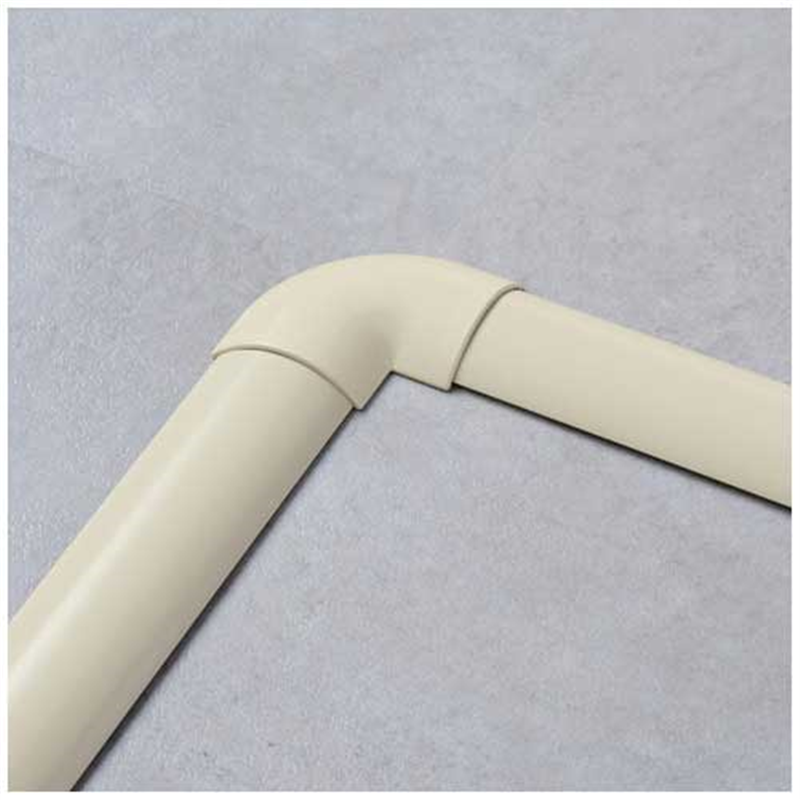 エレコム 床用マガリ 45mm ベージュ LD-GAM37MA 1個（ご注文単位1個）【直送品】