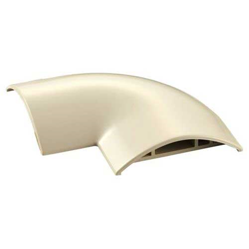 エレコム 床用マガリ 54mm ベージュ LD-GAM47MA 1個（ご注文単位1個）【直送品】