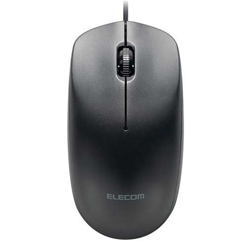 エレコム 光学式有線マウス M-LE10URBK ブラック 1個（ご注文単位1個）【直送品】
