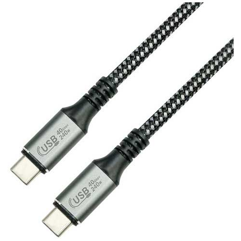 ルーメン USB4.0 Type-Cケーブル 240w 1m 1個（ご注文単位1個）【直送品】