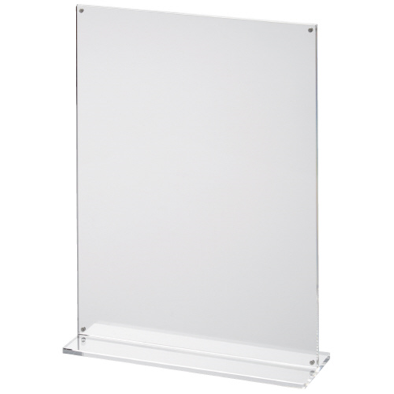 スマイル アクリルT型マグネットサインホルダーA4 1個（ご注文単位1個）【直送品】