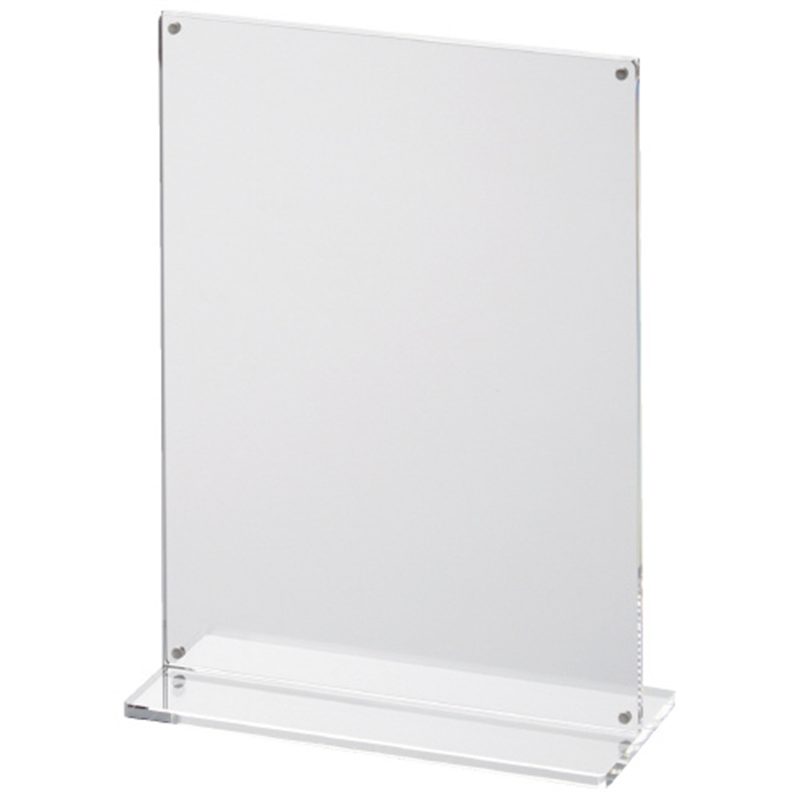 スマイル アクリルT型マグネットサインホルダーA5 1個（ご注文単位1個）【直送品】