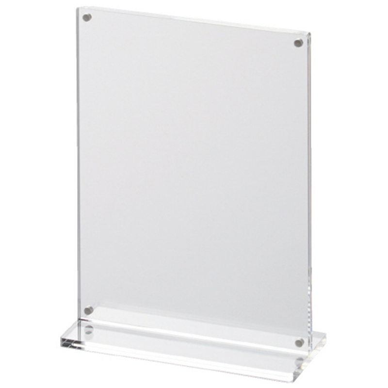 スマイル アクリルT型マグネットサインホルダーA6 1個（ご注文単位1個）【直送品】