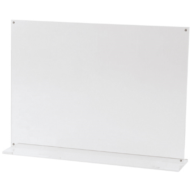 スマイル アクリルT型マグネットサインホルダーA4横 1個（ご注文単位1個）【直送品】