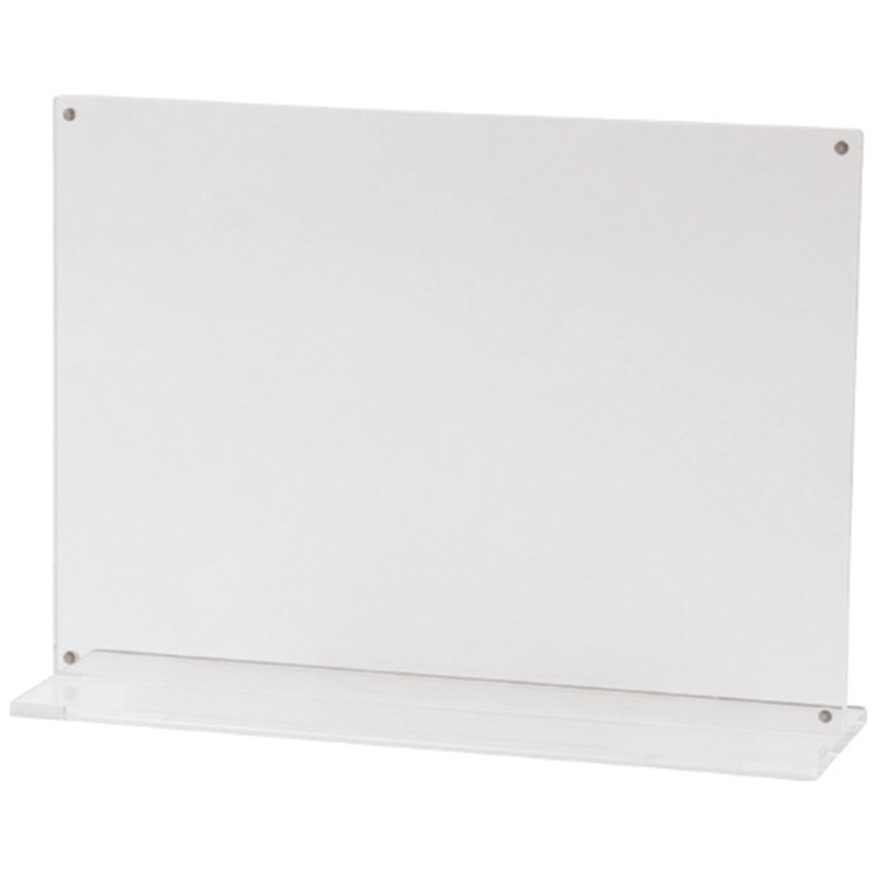 スマイル アクリルT型マグネットサインホルダーA5横 1個（ご注文単位1個）【直送品】