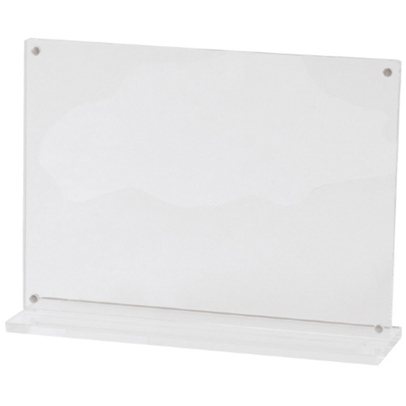 スマイル アクリルT型マグネットサインホルダーA6横 1個（ご注文単位1個）【直送品】