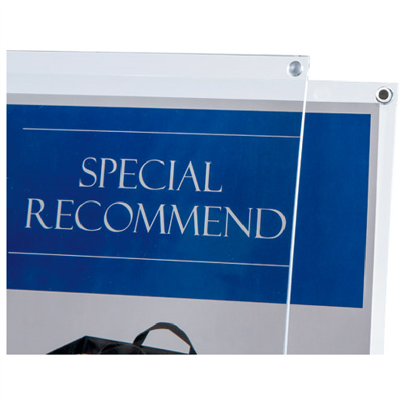 スマイル マグネット曲面サインホルダー741286 A4 1個(ご注文単位1個)【直送品】