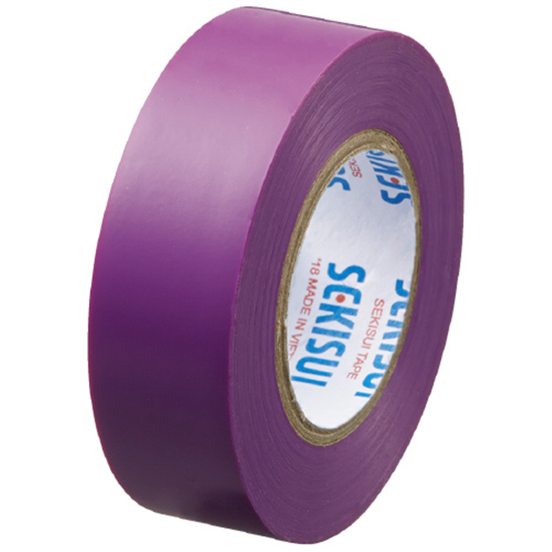 セキスイ エスロンテープ #360 19mm×10m 紫 V360E1N 1個（ご注文単位1個）【直送品】