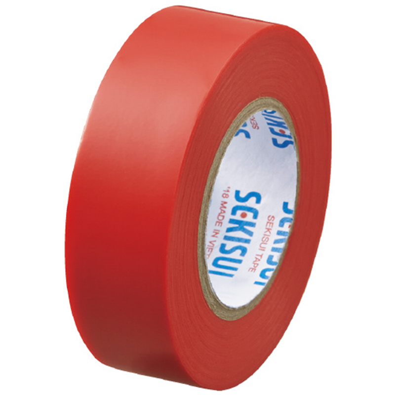 セキスイ エスロンテープ #360 19mm×10m 赤 V360R1N 1個（ご注文単位1個）【直送品】
