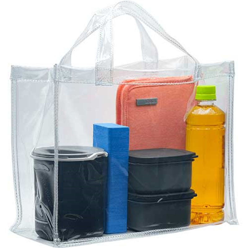 OCSコーポレーション 透明手提バッグ 中 OCS-3225135 1枚 1個（ご注文単位1個）【直送品】