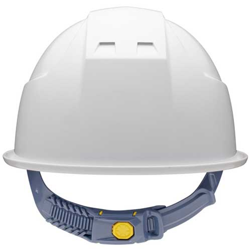 加賀産業 ヘルメット つば付 アメリカン型 ホワイト 1個(ご注文単位1個)【直送品】