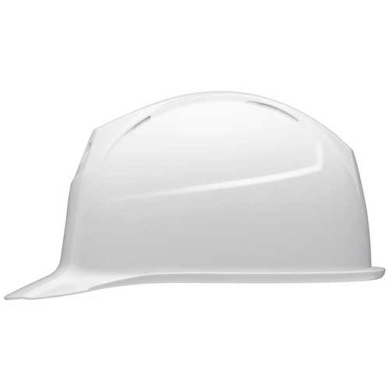 加賀産業 ヘルメット つば付 アメリカン型 ホワイト 1個(ご注文単位1個)【直送品】