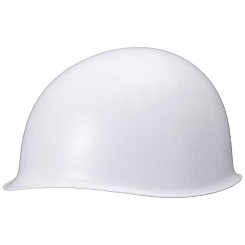 加賀産業 ヘルメット つばなし ホワイト 1個（ご注文単位1個）【直送品】